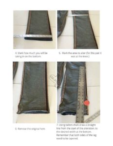How to fix wide leg jeans