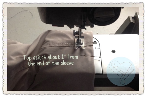how to shorten the sleeves of a jacket