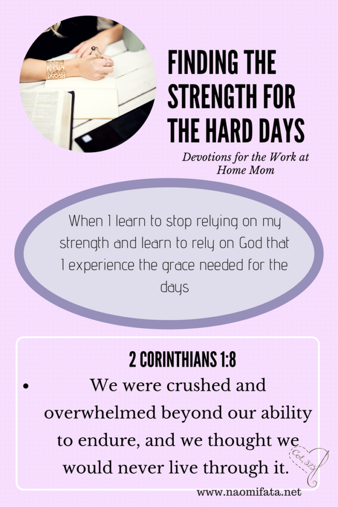 devotions for the work at home mom