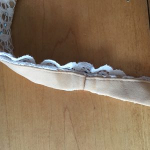 altering the straps of a prom dress