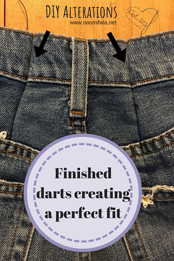 to make the waist of jeans fit - The Sustainable Sewing Coach