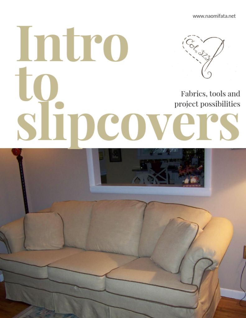 free intro to slipcovers guide