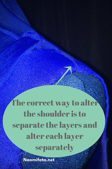 Learn to alter a formal gown at the shoulders the correct way.
