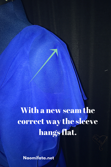 Learn to alter a formal gown the right way with the seam allowance facing in