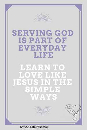 find opportunities to love like jesus
