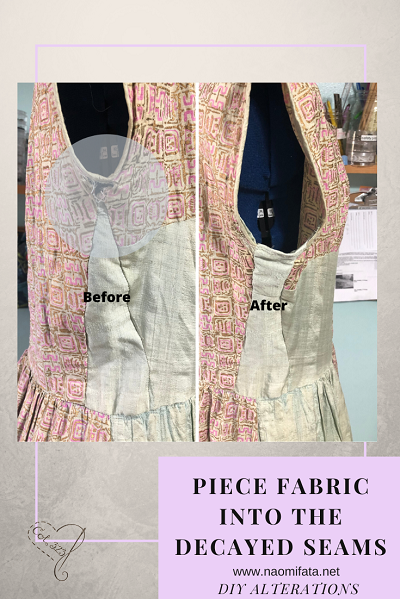 How to repair Vintage Clothing with sewing - Naomi Fata