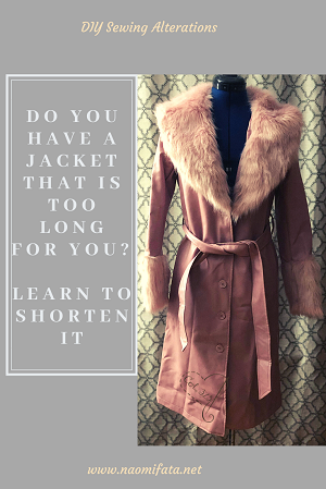 Altering a trench discount coat