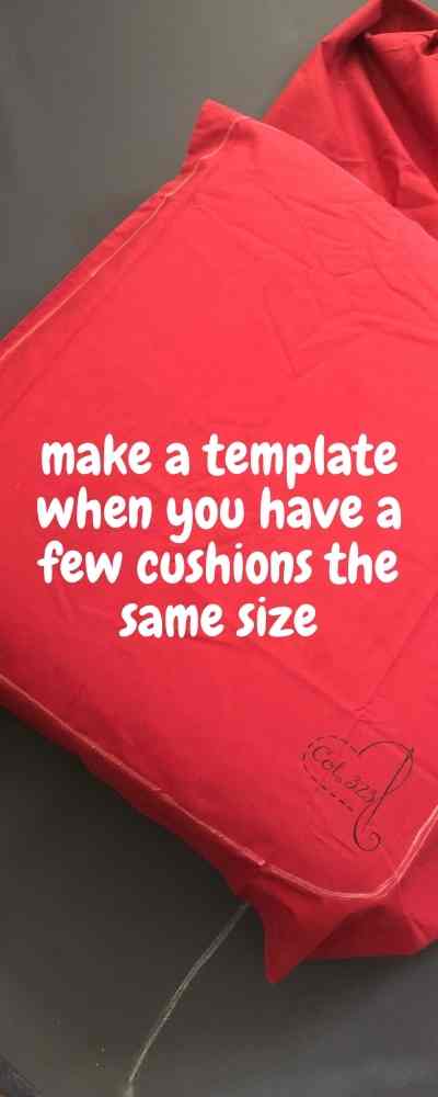 Making outdoor cushion